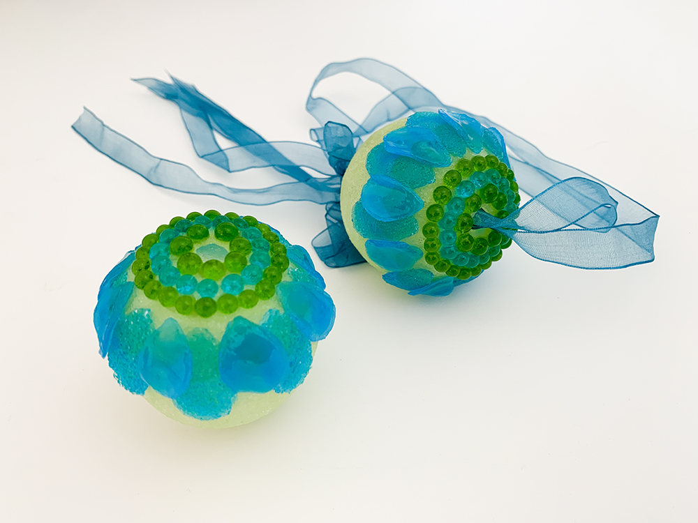 Flower Beads (Turquoise)